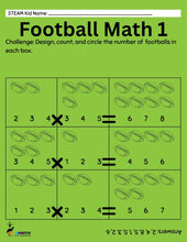 Load image into Gallery viewer, Football Math Activity
